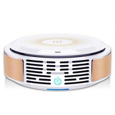 Air Purifier with True HEPA Filter  3-in-1 Air Cleaner  Portable & Quiet  Eliminates Pollen  Dust  Pet Dander  Smoke  Mold  Germs  Odor Cleaner  for Allergies/Home/Office/Car/Pet Owner/Smoker - B07CSTL3KX